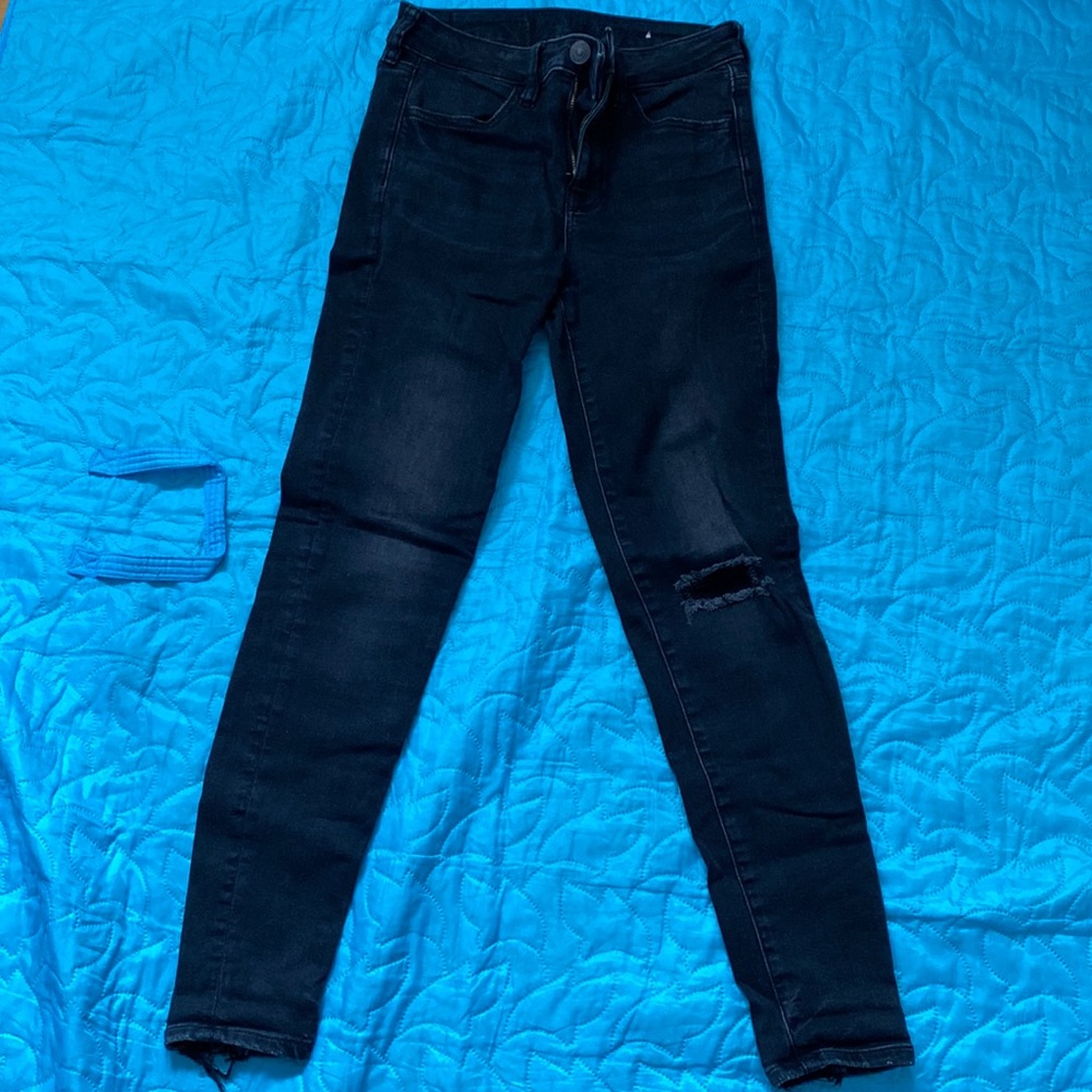 American Eagle ripped jeans